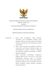 peraturan menteri kesehatan republik indonesia nomor 37 tahun