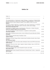 Daftar Isi - EJournal Unisba