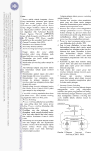 kinerja protokol routing dalam komunikasi real-time