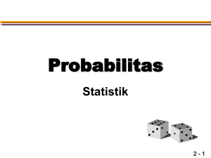Chap. 3: Probability