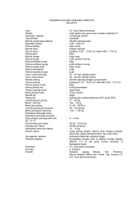 DESKRIPSI KACANG PANJANG VARIETAS BALAPATI Asal : CV