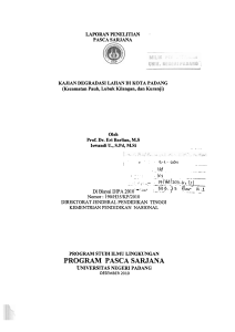 program pasca sarjana - Universitas Negeri Padang Repository