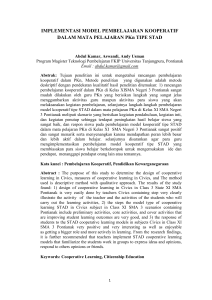 IMPLEMENTASI MODEL PEMBELAJARAN