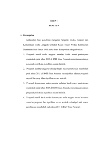 BAB VI PENUTUP A. Kesimpulan Berdasarkan hasil penelitian