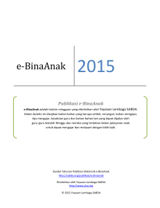 e‐BinaAnak 2015 - SABDA