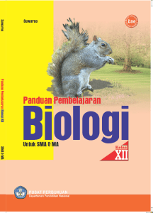 Kunci Panduan Pembelajaran Biologi XII SMA/MA