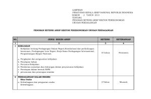 1 2 3 4 1 KEBIJAKAN Kebijakan tentang Perdagangan Dalam