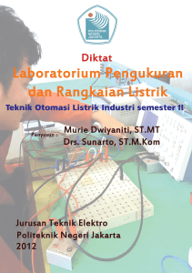 Modul Lab Pengukuran dan RL - TOLI PNJ (teknik otomasi listrik