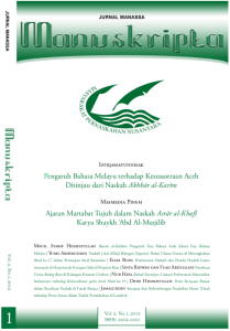 Moch. Syarif Hidayatullah - Institutional Repository UIN Syarif