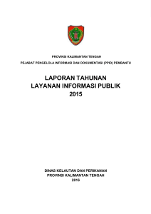 laporan tahunan layanan informasi publik 2015