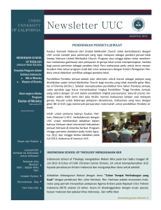 Newsletter UUC - Union University of California
