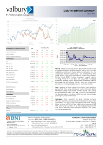 Daily Investment Summary - Valbury Capital Management