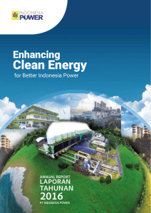 Clean Energy - Indonesia Power