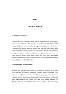 BAB 2 TINJAUAN TEORITIS 2.1 Pengertian Peramalan Peramalan