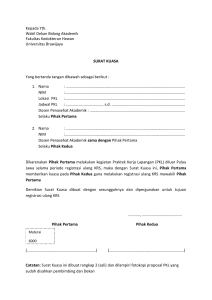 surat kuasa registrasi ulang krs