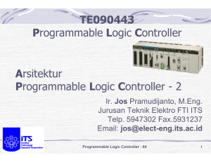 TE090443 Programmable Logic Controller Arsitektur Programmable