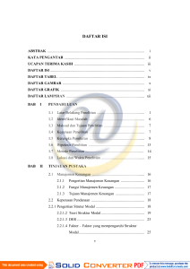 daftar isi - Widyatama Repository