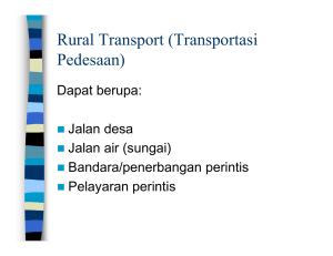 Rural Transport
