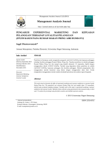 Management Analysis Journal