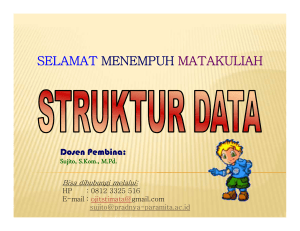 pengenalan struktur data