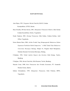 116 DAFTAR PUSTAKA Anto Dajan, 1991, Pengantar Metode