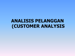 analisis pelanggan (customer analysis