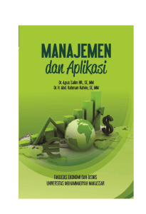 manajemen dan aplikasi - LP3M Unismuh Makassar