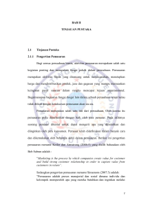 BAB II TINJAUAN PUSTAKA 2.1 Tinjauan Pustaka 2.1.1 Pengertian