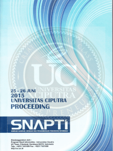 proceeding - Universitas Ciputra