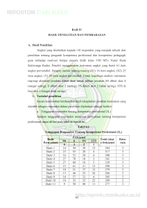 62 BAB IV HASIL PENELITIAN DAN PEMBAHASAN A. Hasil