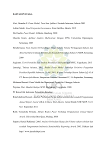 DAFTAR PUSTAKA Alwi, Iskandar Z. Pasar Modal, Teori dan