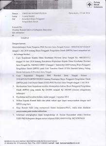 2. Copy Keputusan Pengurus PMI Provinsi Jawa Tengah Nomor :