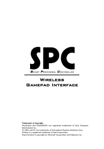 manual spc wireless gamepad interface