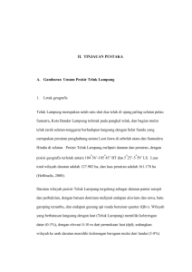 II. TINJAUAN PUSTAKA A. Gambaran Umum Pesisir Teluk