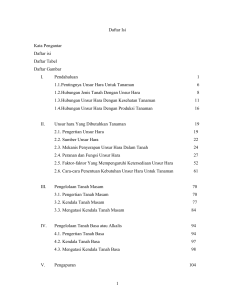 1 Daftar Isi Kata Pengantar Daftar isi Daftar Tabel Daftar Gambar I
