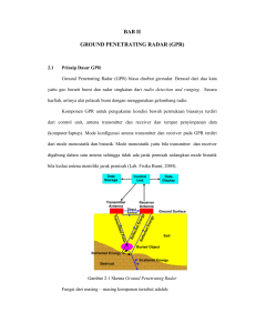 bab ii ground penetrating radar (gpr)