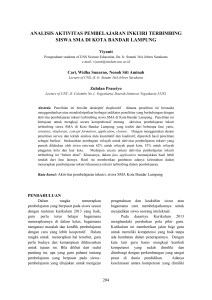 analisis aktivitas pembelajaran inkuiri terbimbing - E