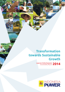 Transformation towards Sustainable Growth 2014