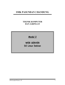 web server - e-Diajar SMK Pasundan 2 Bandung