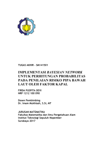 implementasi bayesian network untuk perhitungan probabilitas