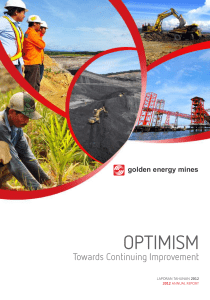 golden energy mines - Indonesia Investments