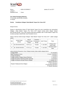 KSEI-5191/DIR/0617 Jakarta, 22 Juni 2017 Lampiran : Klasifikasi