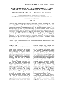 Jurnal ROTOR - Jurnal Universitas Jember