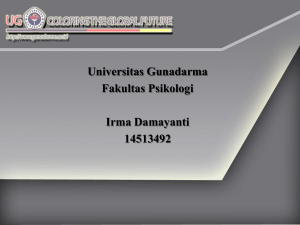 judul penulisan - Repository Universitas Gunadarma