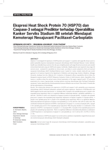 Ekspresi Heat Shock Protein 70 (HSP70)