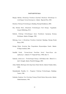 DAFTAR PUSTAKA Bungin, Burhan, Metodologi Penelitian Kualitatif