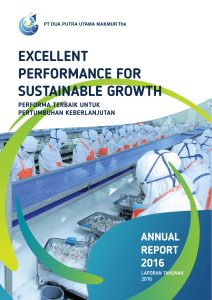 excellent performance for sustainable growth