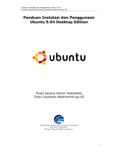 Panduan Instalasi dan Penggunaan Ubuntu 9.04 Desktop Edition