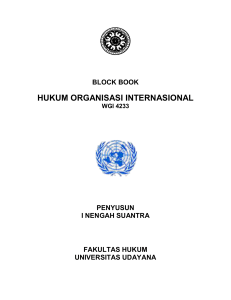 hukum organisasi internasional