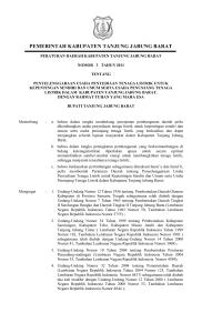 draf rancangan - Pemerintah Kabupaten Tanjung Jabung Barat